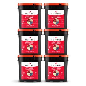 720 Serving Freeze Dried Fruit Bucket (6, 120 serving buckets)