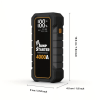 20000mAh 12V Car Battery Jump Starter 4000 Peak Amp USB Fast Charging LED Light 3.54*1.8*7.84 in