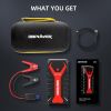 DBPOWER 3000A/80.66Wh Portable Car Jump Starter (UP to 10.0L Gas/8.0L Diesel Engines) 12V Auto Lithium-Ion Battery Booster with Smart Clamp Cables