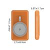 1Pc Wireless Portable Charger Power Bank; 10000mAh Wireless Charging USB-C Power Bank; 4 Output & Dual Input External Battery Pack Compatible With IPh