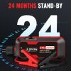 S ZEVZO ET03 Car Jump Starter 2500A Jump Starter Battery Pack for Up to 8.0L Gas and 7.0L Diesel Engines, 74Wh Portable 12V Jump Box with USB Ports