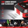 S ZEVZO ET03 Car Jump Starter 2500A Jump Starter Battery Pack for Up to 8.0L Gas and 7.0L Diesel Engines, 74Wh Portable 12V Jump Box with USB Ports