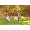 New Standard Folding Camp/Lawn Chair (2 Pack) RED/WHITE