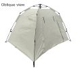 Tent, quick-opening automatic tent, waterproof and UV resistant tent, suitable for 2~3 people camping, picnic, outdoor travel tent - beige