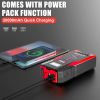 ET05 2000A Car Portable Jump Starter with Dual USB, 1 Pack, 9.8 x 4.1 x 5.3in