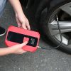 Portable Car Jump Starter Air Compressor 1500A 400PSI Car Battery Charger Jump Starter Power Bank LED Flashlight Digital Tire Inflator for 4.0L Gasoli