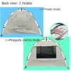 Tent, quick-opening automatic tent, waterproof and UV resistant tent, suitable for 2~3 people camping, picnic, outdoor travel tent - beige