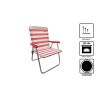 New Standard Folding Camp/Lawn Chair (2 Pack) RED/WHITE