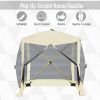 Outsunny Pop Up Camping Canopy Gazebo Screen Shelter Tent with Single Person Easy Set-Up, Ventilating Mesh