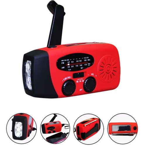 Storm Safe Emergency AM/FM/NOAA Weather Band Radio With Solar Flash Light And Built-in Phone Charger Storm Safe Emergency AM/FM/NOAA Weather Band Radio With Solar Flash Light And Built-in Phone Charger