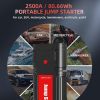 DBPOWER Car Battery Jump Starter 2500A 21800mAh - for up to 8.0L Gasoline/6.5L Diesel Engines, Portable 12V Auto Battery Booster, Power Pack
