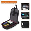 Sling Bag for Men Black Crossbody Bag with USB Charging Port Fits 10.2 inch iPad Casual Daypack