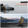 Power Bank Wireless Charger 20000mAh Fast Charging Power Bank for All Mobile Devices, Solar Portable Charger with Dual Flashlights, Carabiner