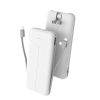 10000mAh Power Bank Portable Charger with US Plug 2 Built-in Cables External Battery Pack with 4 Ouputs 3 Inputs Fit For IOS Phone 14 Android And More