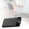 10000mAh Power Bank Portable Ultra Slim Charger External Battery Pack with 2 USB Output Ports Charging Cable LED Flashlight Compatible with IOSPhone 1