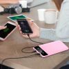 10000mAh Power Bank Portable Ultra Slim Charger External Battery Pack with 2 USB Output Ports Charging Cable LED Flashlight Compatible with IOSPhone 1