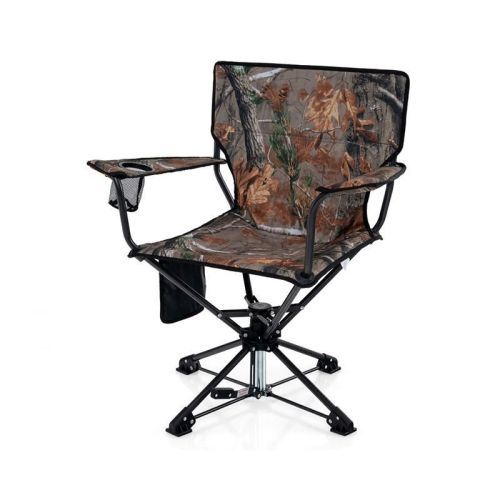 360° Swivel Portable Foldable Hunting Chair with Storage Pockets 360° Swivel Portable Foldable Hunting Chair with Storage Pockets