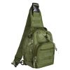 Unisex Sling Shoulder Bag Molle Outdoor Daypack Backpack with Adjustable Strap
