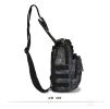Unisex Sling Shoulder Bag Molle Outdoor Daypack Backpack with Adjustable Strap