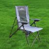 SUNNYFEEL  Outdoor Reclining Camping Chairs Adjustable 3 Position Foldable Heavy Duty Adults 300 LBS Capacity For Adults Lounge With Cup Holder