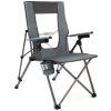 SUNNYFEEL  Outdoor Reclining Camping Chairs Adjustable 3 Position Foldable Heavy Duty Adults 300 LBS Capacity For Adults Lounge With Cup Holder
