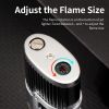 Metal Cigar Lighter Windproof Butane Gas 3 Jet Firepower Cigar Torch Lighter With Punch Cutter Smoking Tool