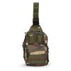 Unisex Sling Shoulder Bag Molle Outdoor Daypack Backpack with Adjustable Strap