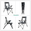 SUNNYFEEL  Outdoor Reclining Camping Chairs Adjustable 3 Position Foldable Heavy Duty Adults 300 LBS Capacity For Adults Lounge With Cup Holder
