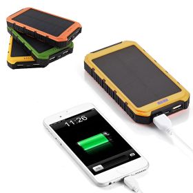 Roaming Solar Power Bank Phone or Tablet Charger (Color: Yellow)