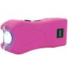 Rechargeable Runt 80,000,000 volt stun gun with flashlight and wrist strap disable pin