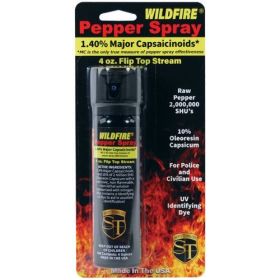 WildFire 1.4% MC 4 oz pepper spray (Options: flip top)